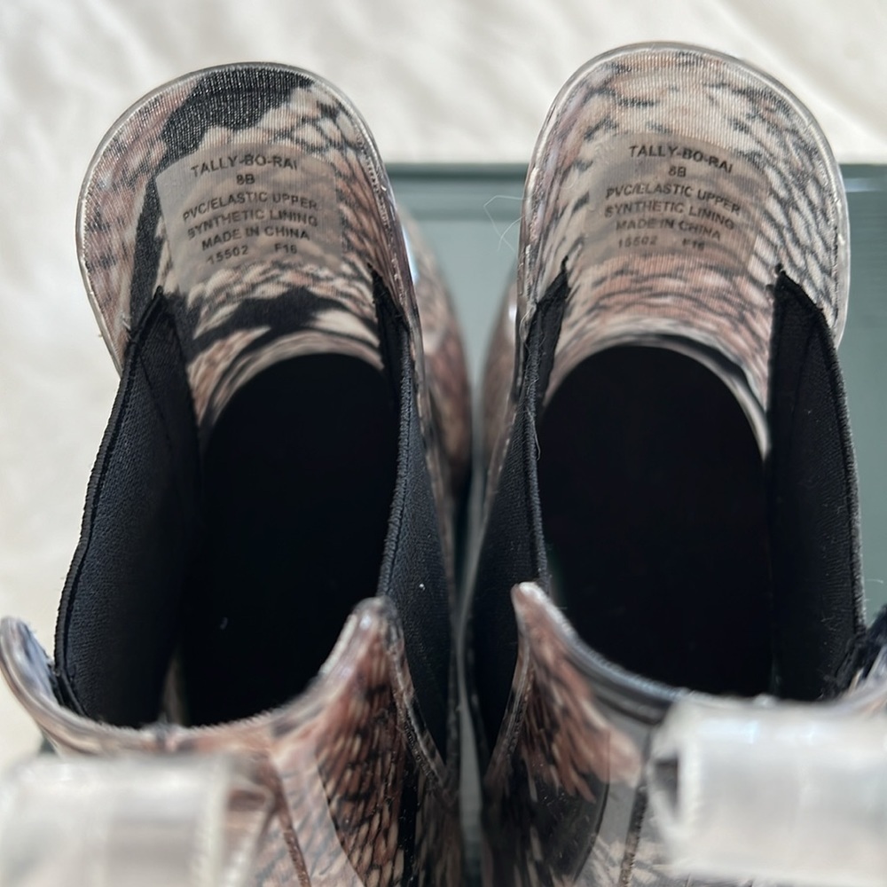 Ralph Lauren Python Snake Print Rain Boots Women’… - image 4